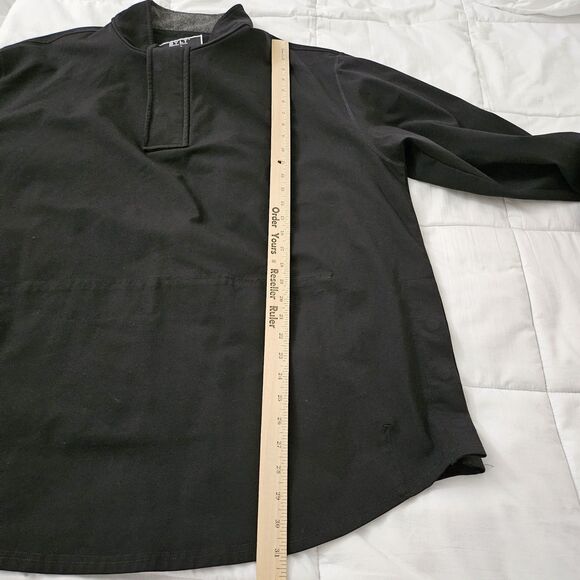 BYLT Sweater Men 3XL Black Elite + Fairway Pullover Zip Magnetic Snap Drop Cut - Picture 10 of 11